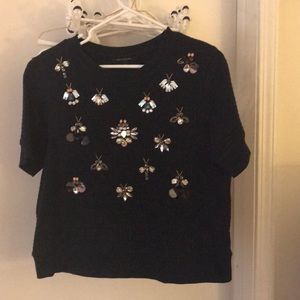 Banana Republic Navy Blue textured shirt